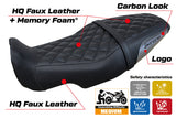 Tappezzeria Italia Benelli Leoncino 800 2022-2025 Seat Cover Comfort in Grey and Black