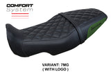 Tappezzeria Italia Benelli Leoncino 800 2022-2025 Seat Cover Comfort in Army Green and Black