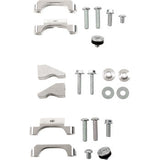 WORKS CONNECTION Radiator Brace Set - Silver - Kawasaki 18-301