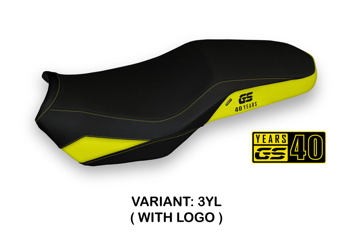 Tappezzeria Italia BMW F850GS Adventure 2019-2024 Seat Cover in Yellow and Black