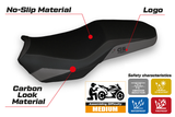 Tappezzeria Italia BMW F850GS Adventure 2019-2024 Seat Cover in Grey and Black