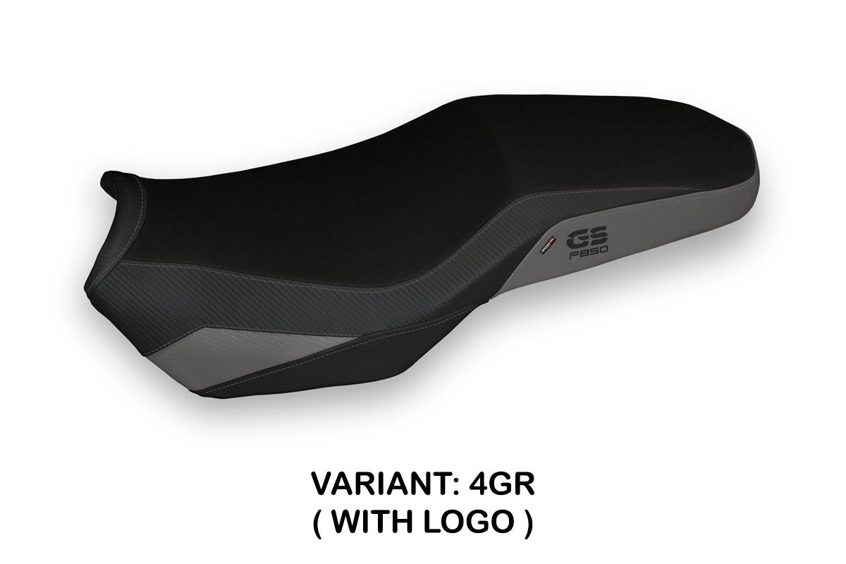 Tappezzeria Italia BMW F850GS Adventure 2019-2024 Seat Cover in Grey and Black