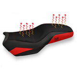 BMW F750GS F800GS F850GS 2019-2024 Comfort Heated Seat Cover Tappezzeria Italia in Red and Black