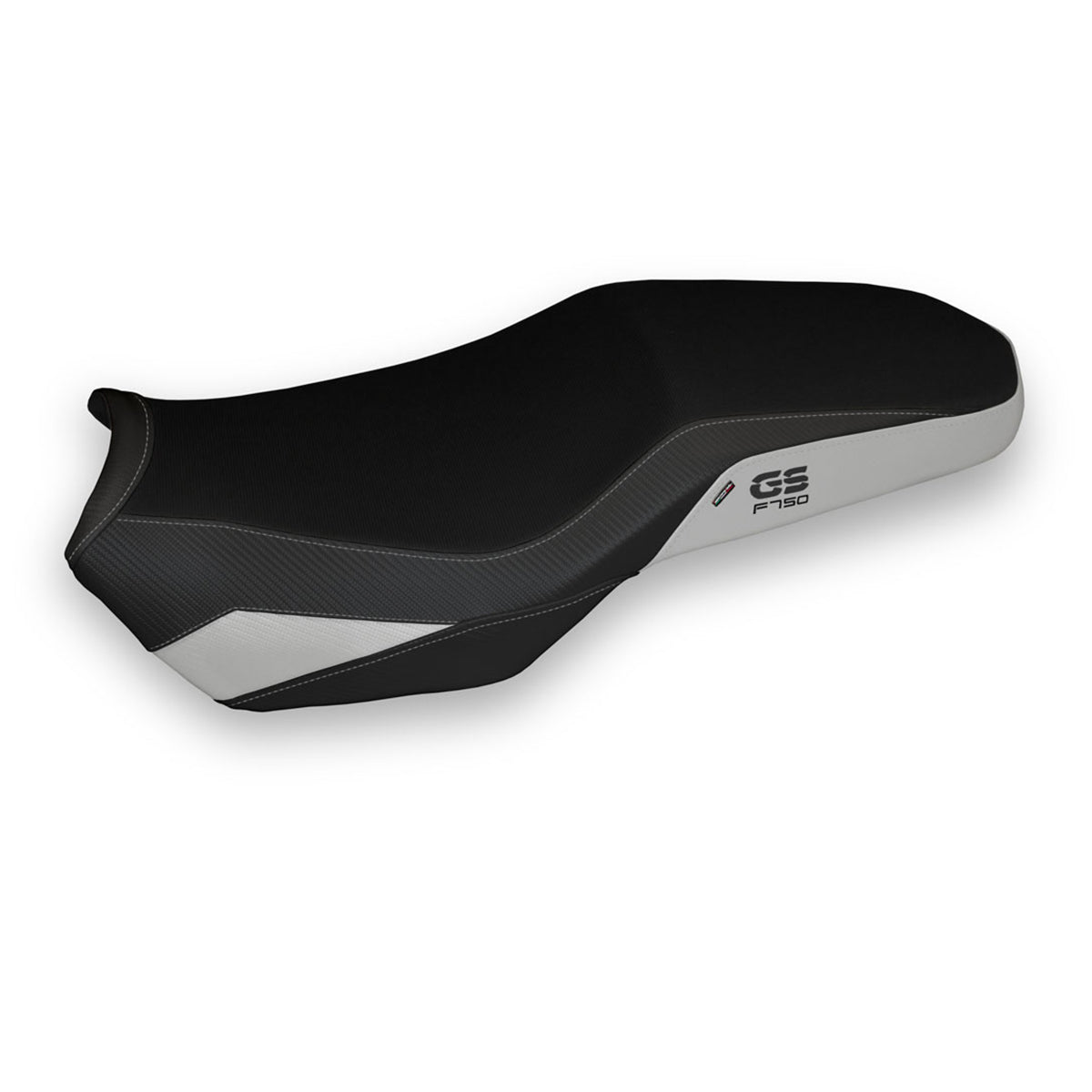 Tappezzeria Italia BMW F750GS 2018-2025 Seat Cover in Silver and Black