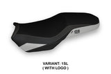 Tappezzeria Italia BMW F750GS F800GS F850GS 2018-2025 Seat Cover in Silver and Black