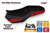 Tappezzeria Italia i BMW F850GS 2018-2024 Seat Cover in Red and Black