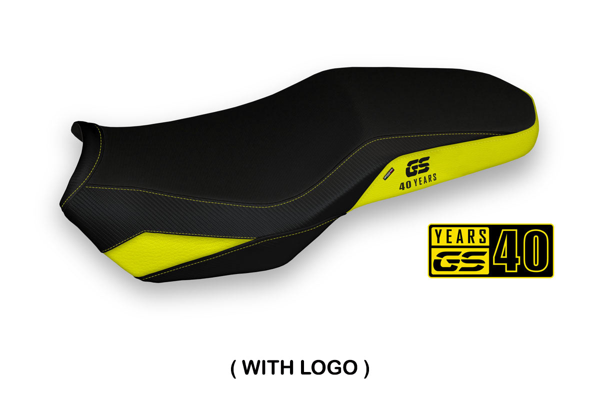 Tappezzeria Italia BMW F750GS F800GS F850GS 2018-2025 Seat Cover in Yellow 40th Anniversary
