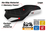 Tappezzeria Italia BMW F850GS 2018-2025 Seat Cover Comfort in White and Black