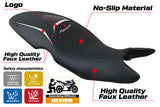 Tappezzeria Italia BMW F800R 2009-2020 Seat Cover in White and Black