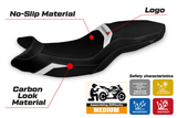 Tappezzeria Italia BMW F900XR 2019-2025 Seat Cover in White and Black