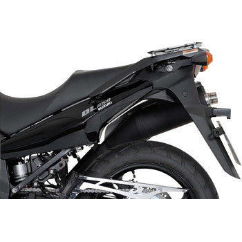 SW-MOTECH TRAX ADV Aluminum Case System - Black - Suzuki V-Strom 650 '04-'10 KFT.05.294.70000/B