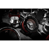 FEULING OIL PUMP CORP. BA Air Cleaner Kit - Black/Clear with Red Filter - M8 5474