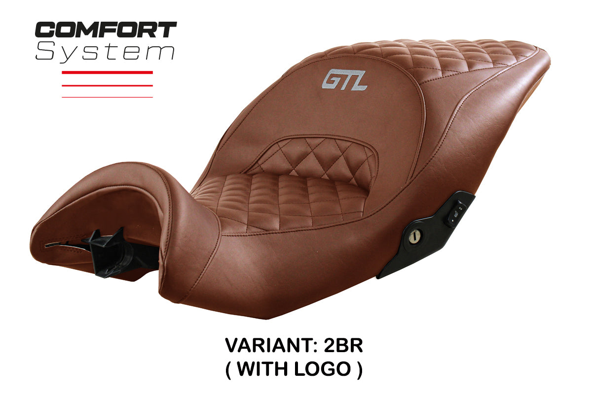 Tappezzeria Italia BMW K1600GTL 2010-2025 Seat Cover Comfort in Brown SE