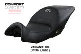 Tappezzeria Italia BMW K1600GTL 2010-2025 Seat Cover Comfort in Black