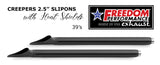 HARLEY FREE WHEELER CREEPER & SHARKTAIL 2.5" SLIP-ONS BUNDLE