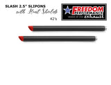 HARLEY TOURING SLASH 2.5" SLIP-ONS *CHECK DESCRIPTION FOR YEAR FITMENTS*
