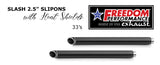 HARLEY TOURING SLASH 2.5" SLIP-ONS *CHECK DESCRIPTION FOR YEAR FITMENTS*