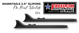 HARLEY TOURING SHARKTAIL 2.125" SLIP-ONS "NO HEAT-SHIELDS" *FITS 95-16 YEARS ONLY*