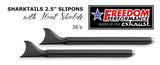 HARLEY TOURING SHARKTAIL & CREEPER 2.5" SLIP-ONS BUNDLE *CHECK DESCRIPTION FOR YEAR FITMENTS*