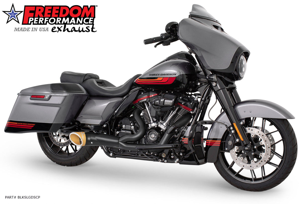 HARLEY TOURING 2-INTO-1 TURNOUT/SIDEDUMP FULL SYSTEM BUNDLE 1995-PRESENT