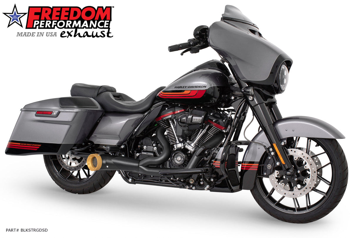 HARLEY TOURING 2-INTO-1 TURNOUT/SIDEDUMP FULL SYSTEM BUNDLE 1995-PRESENT
