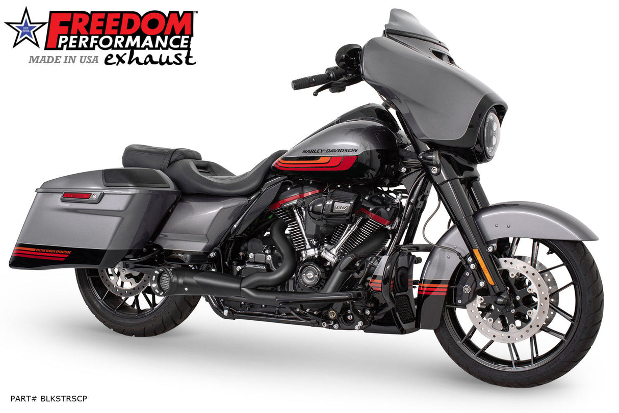 HARLEY TOURING 2-INTO-1 TURNOUT/SIDEDUMP FULL SYSTEM BUNDLE 1995-PRESENT