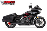 HARLEY TOURING 4.5" 2 STEPPED MID UNION 2-INTO-1 TURNOUT BUNDLE 2017-PRESENT