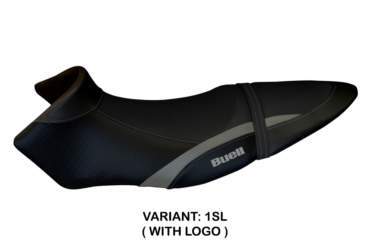 Tappezzeria Italia Buell XB12S XB12SX 2019-2021 Seat Cover in Silver and Black