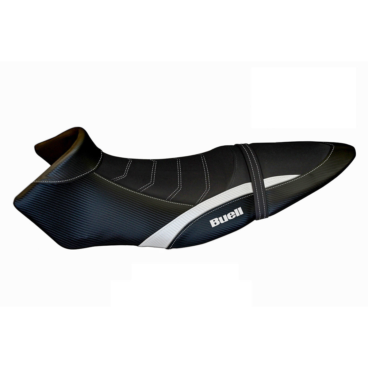 Tappezzeria Italia Buell XB12S XB12SX 2019-2021 Seat Cover Comfort in White and Black
