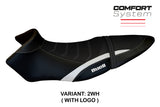 Tappezzeria Italia Buell XB12S XB12SX 2019-2021 Seat Cover Comfort in White and Black