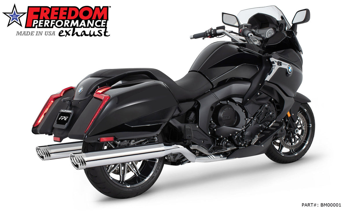 BMW K 1600 B GRAND AMERICA 4" FREEDOM SLIP-ONS 2017-PRESENT