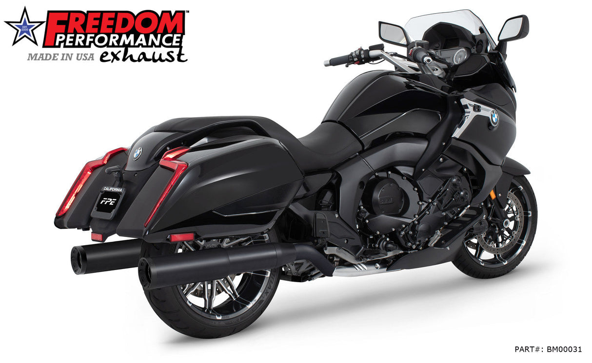 BMW K 1600 B GRAND AMERICA 2-STEP 4.5" FREEDOM SLIP-ONS 2017-PRESENT BUNDLE