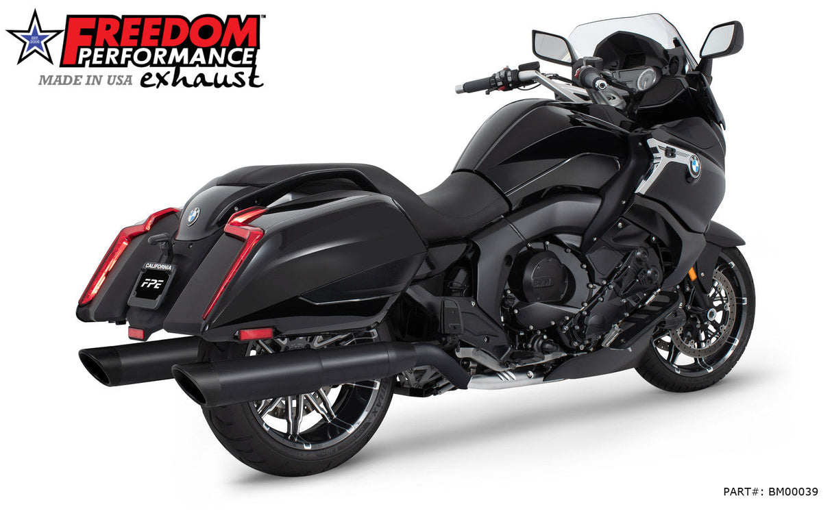 BMW K 1600 B GRAND AMERICA 2-STEP 4.5" FREEDOM SLIP-ONS 2017-PRESENT BUNDLE