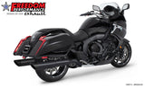 BMW K 1600 B GRAND AMERICA 2-STEP 4.5" FREEDOM SLIP-ONS 2017-PRESENT BUNDLE