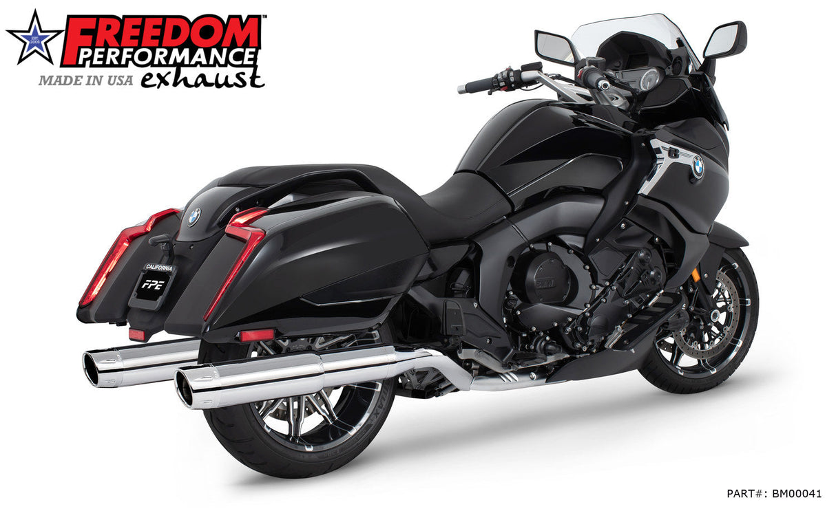 BMW K 1600 B GRAND AMERICA 2-STEP 4.5" FREEDOM SLIP-ONS 2017-PRESENT BUNDLE