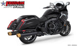 BMW K 1600 B GRAND AMERICA 2-STEP 4.5" FREEDOM SLIP-ONS 2017-PRESENT BUNDLE