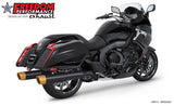 BMW K 1600 B GRAND AMERICA 2-STEP 4.5" FREEDOM SLIP-ONS 2017-PRESENT BUNDLE