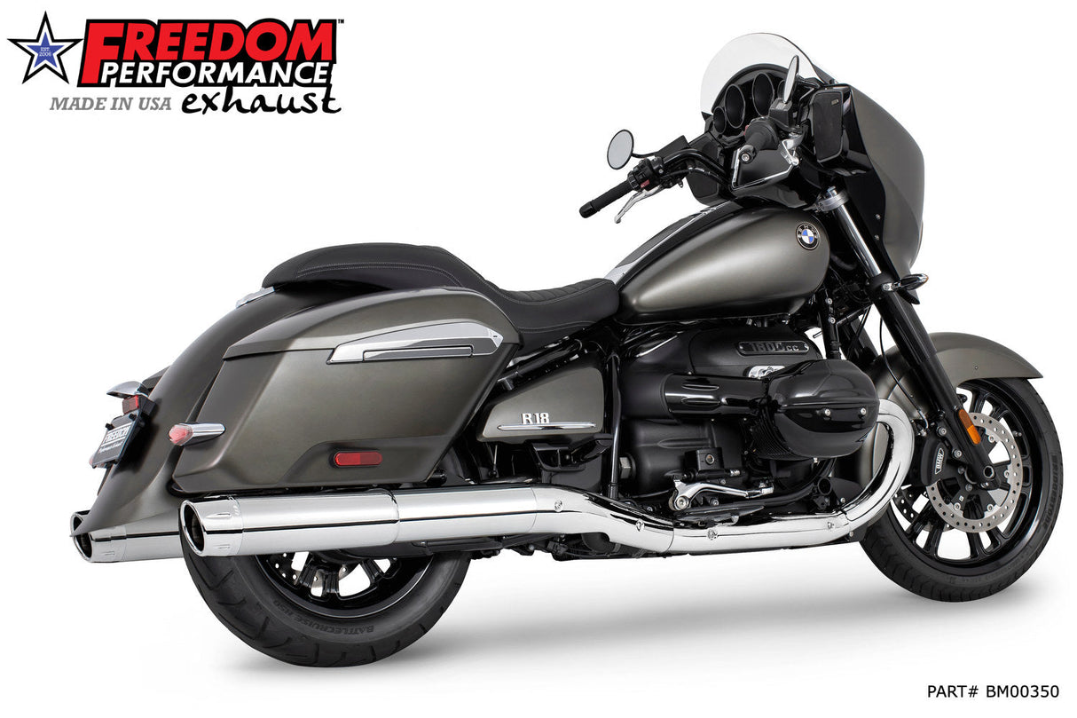 BMW R 18 BAGGER B/TRANSCONTINENTAL/ROCTANE 2-STEP 4.5" EXTENDED SLIP-ONS ONLY! BUNDLE