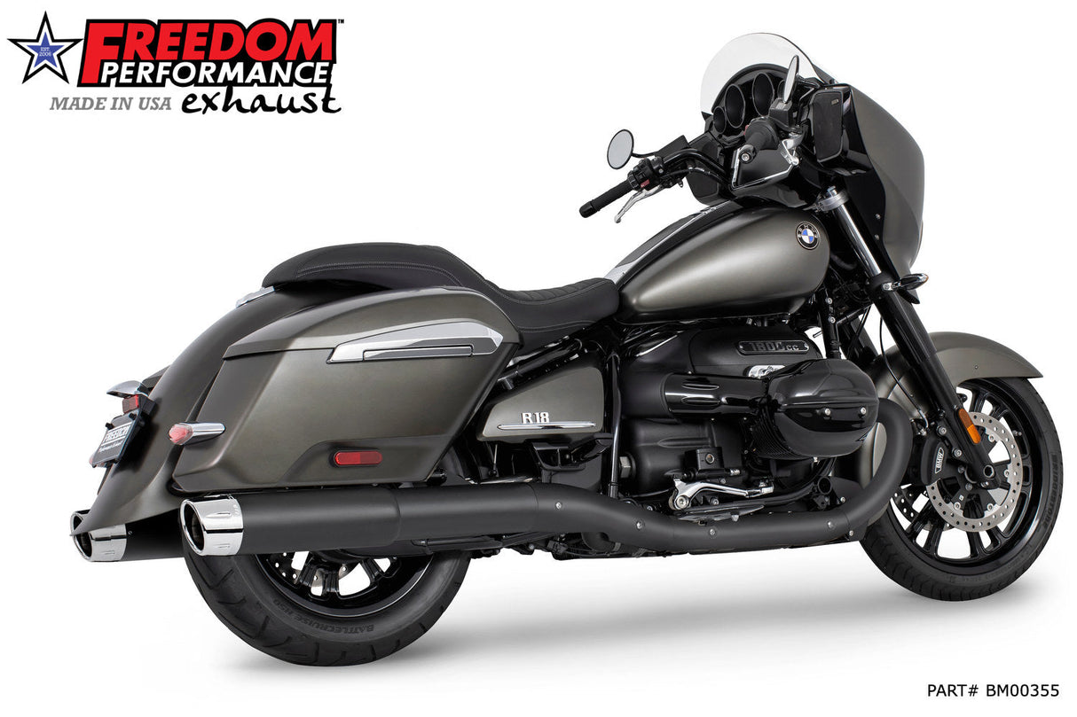 BMW R 18 BAGGER B/TRANSCONTINENTAL/ROCTANE 2-STEP 4.5" EXTENDED SLIP-ONS ONLY! BUNDLE