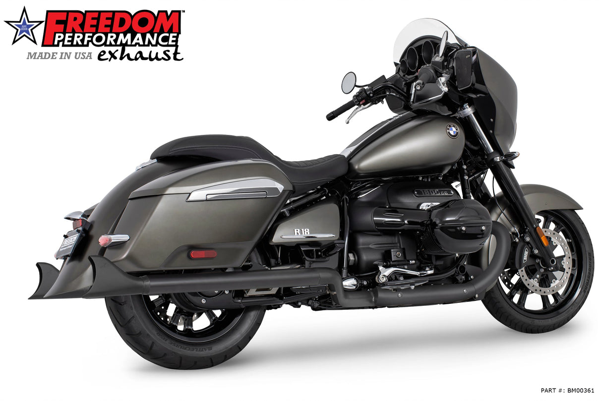 BMW R 18 BAGGER B/TRANSCONTINENTAL/ROCTANE 2.5" EXTENDED SLIP-ONS