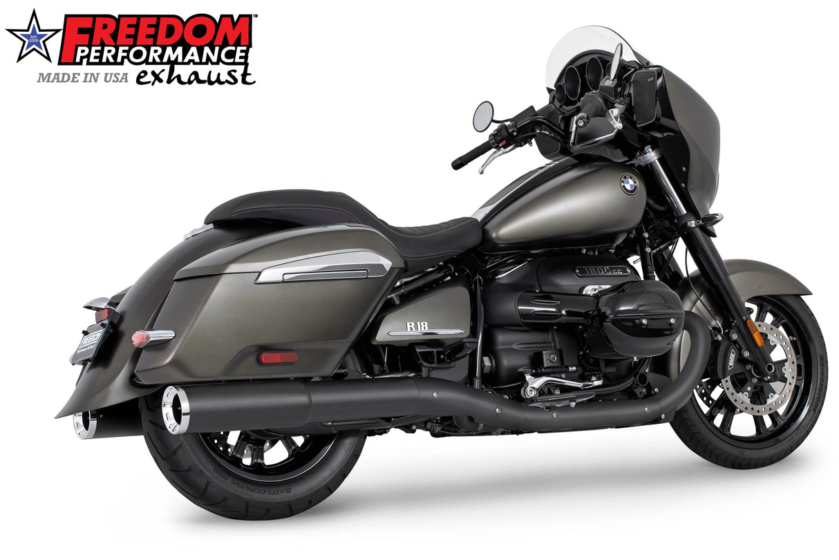 BMW R 18 BAGGER B/TRANSCONTINENTAL/ROCTANE 2-STEP 4.5" EXTENDED SLIP-ONS ONLY! BUNDLE