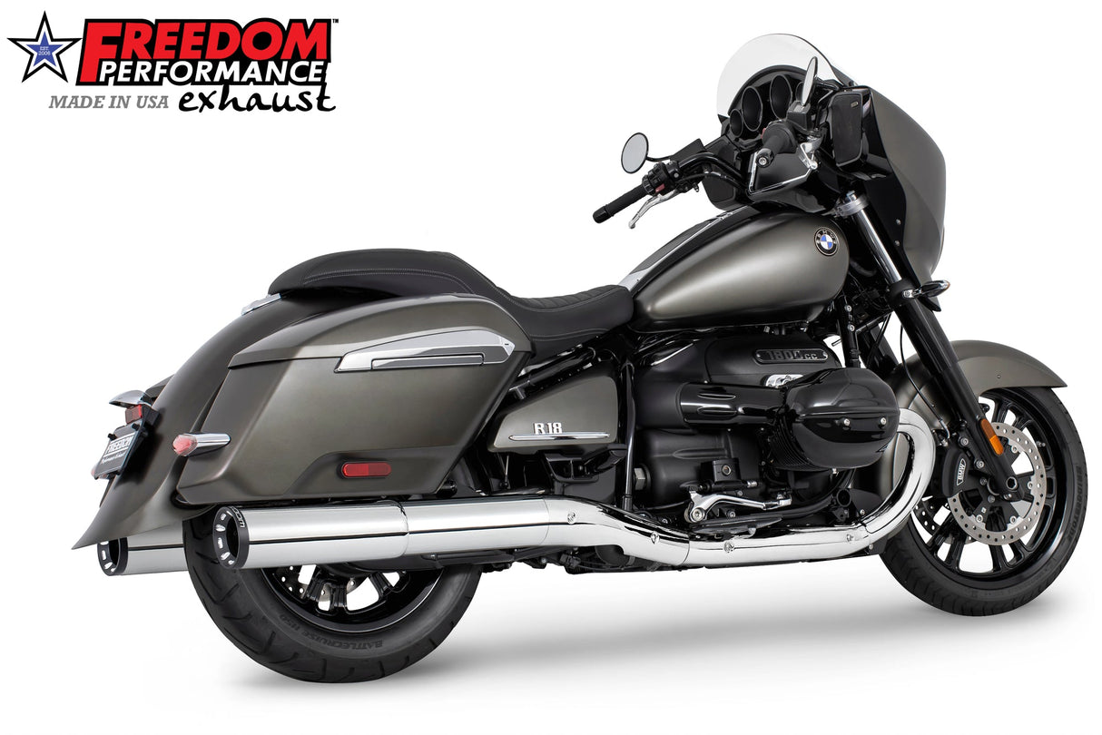 BMW R 18 BAGGER B/TRANSCONTINENTAL/ROCTANE 2-STEP 4.5" EXTENDED SLIP-ONS ONLY! BUNDLE