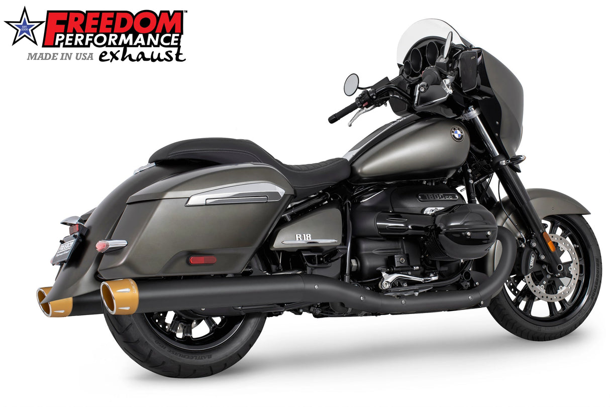 BMW R 18 BAGGER B/TRANSCONTINENTAL/ROCTANE  4" EXTENDED SLIP-ONS ONLY!  BUNDLE