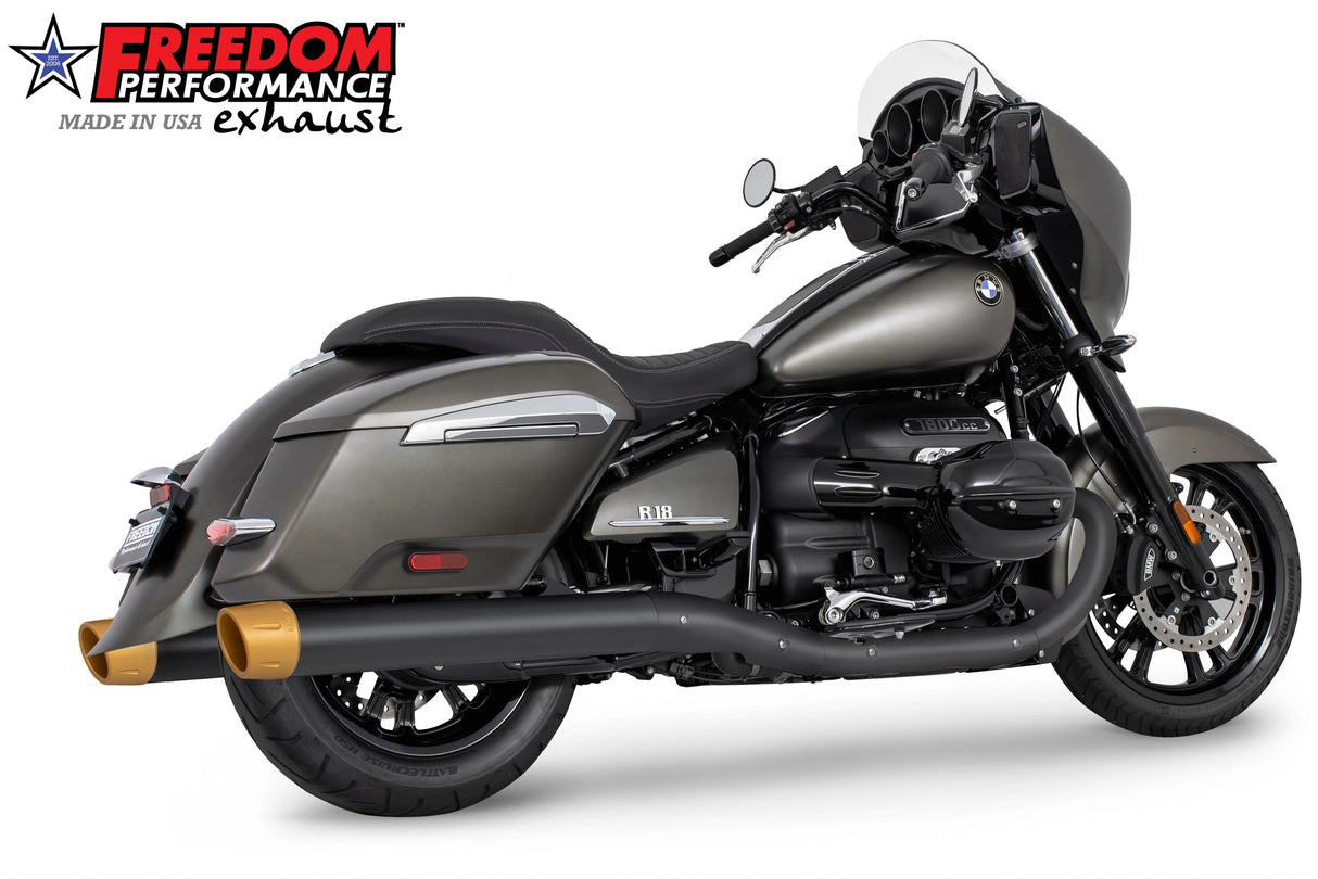 BMW R 18 BAGGER B/TRANSCONTINENTAL/ROCTANE  4" EXTENDED SLIP-ONS ONLY!  BUNDLE