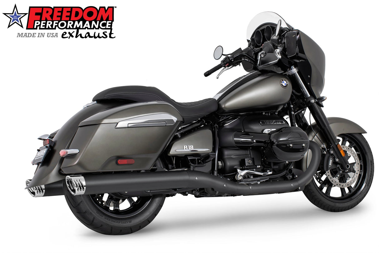 BMW R 18 BAGGER B/TRANSCONTINENTAL/ROCTANE  4" EXTENDED SLIP-ONS ONLY!  BUNDLE