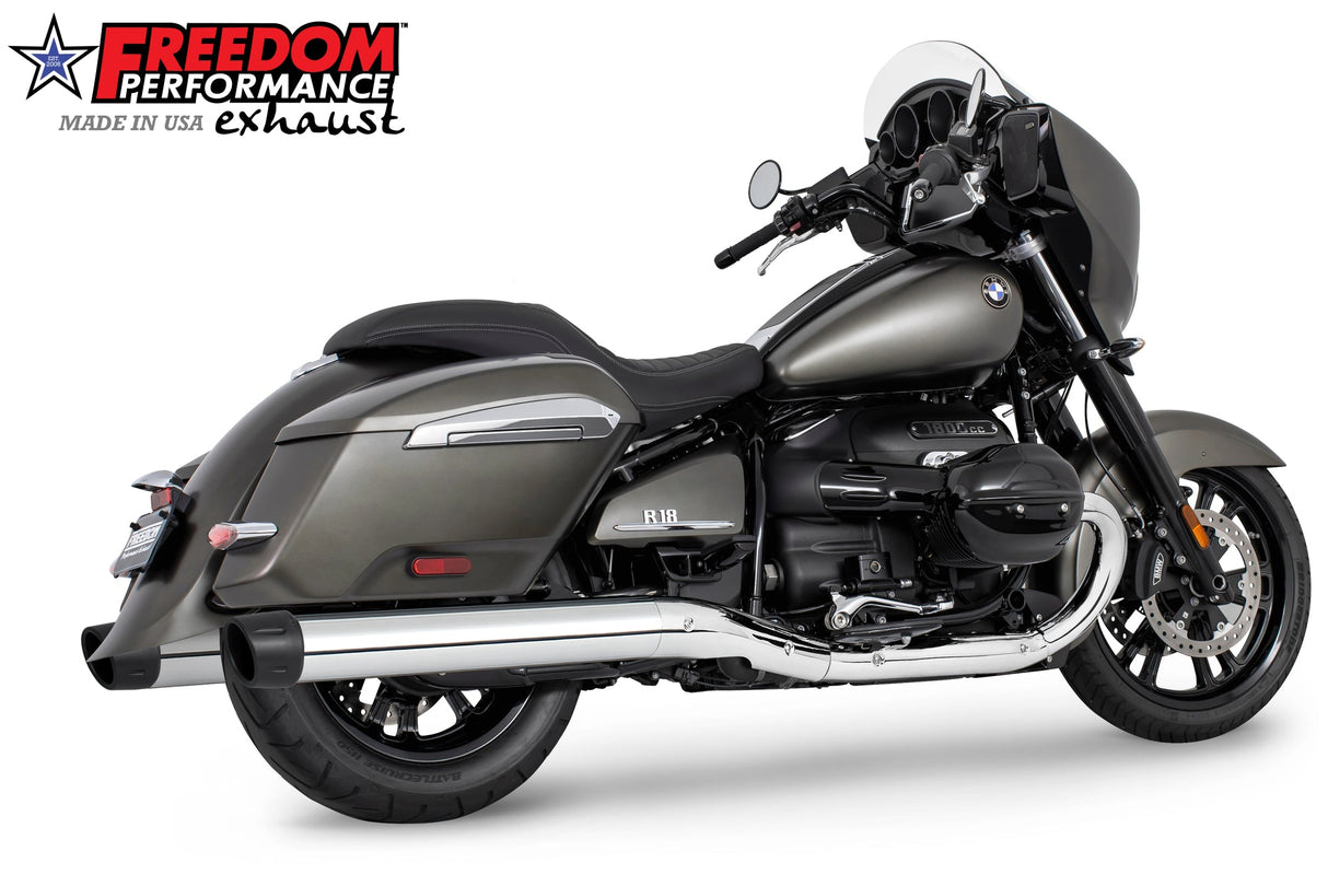 BMW R 18 BAGGER B/TRANSCONTINENTAL/ROCTANE  4" EXTENDED SLIP-ONS ONLY!  BUNDLE
