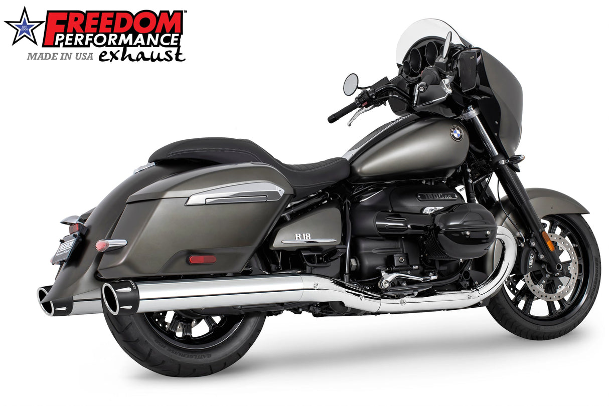 BMW R 18 BAGGER B/TRANSCONTINENTAL/ROCTANE  4" EXTENDED SLIP-ONS ONLY!  BUNDLE
