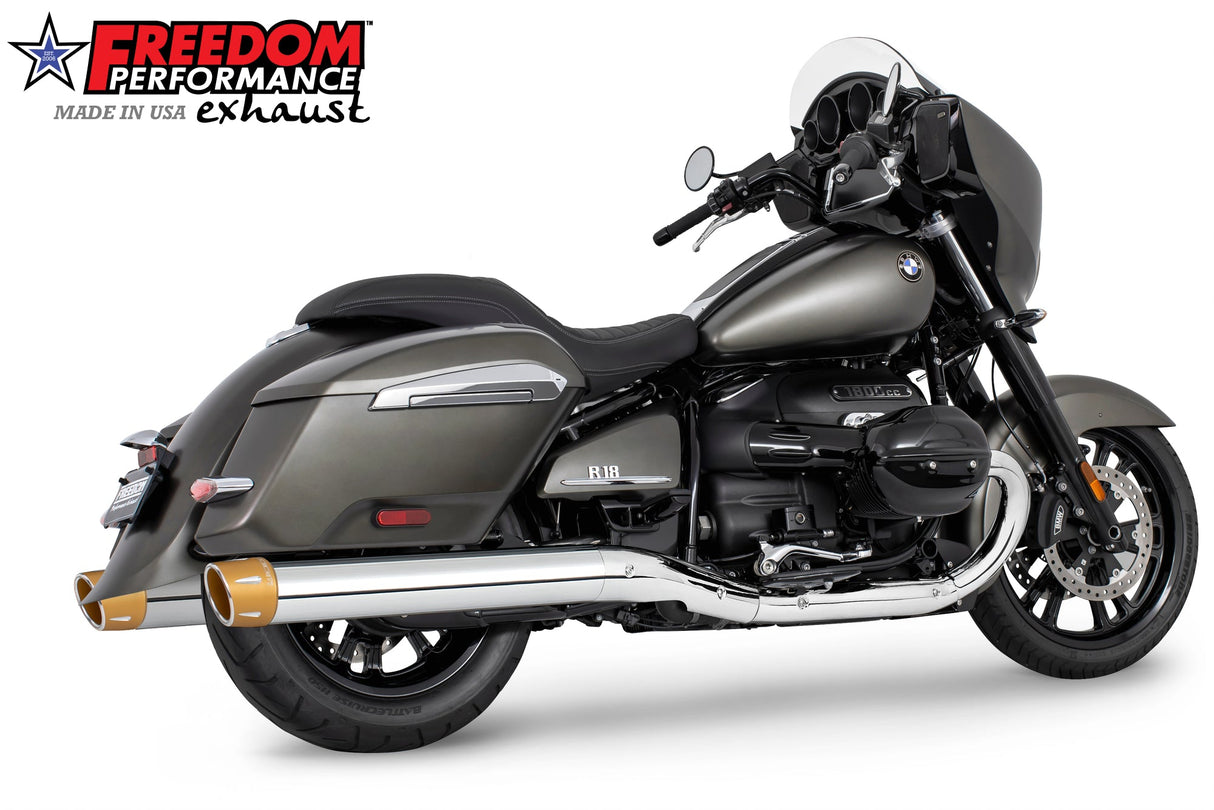 BMW R 18 BAGGER B/TRANSCONTINENTAL/ROCTANE  4" EXTENDED SLIP-ONS ONLY!  BUNDLE