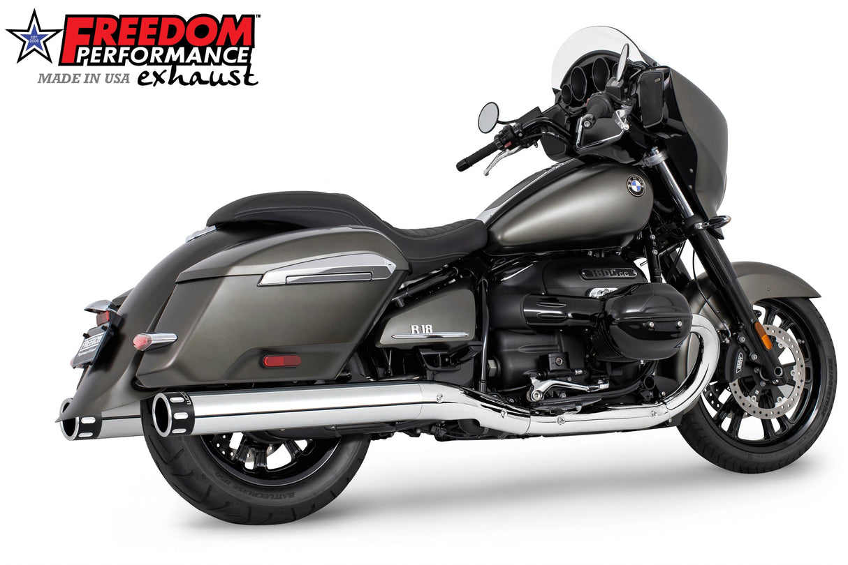BMW R 18 BAGGER B/TRANSCONTINENTAL/ROCTANE  4" EXTENDED SLIP-ONS ONLY!  BUNDLE