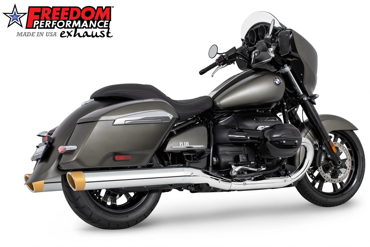 BMW R 18 BAGGER B/TRANSCONTINENTAL/ROCTANE  4" EXTENDED SLIP-ONS ONLY!  BUNDLE